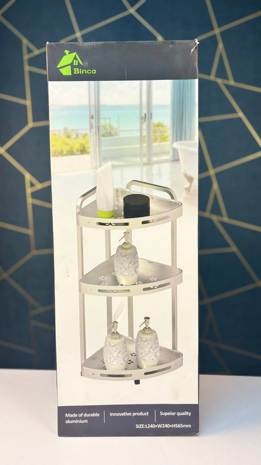 Corner Bathroom Organizer Shelf