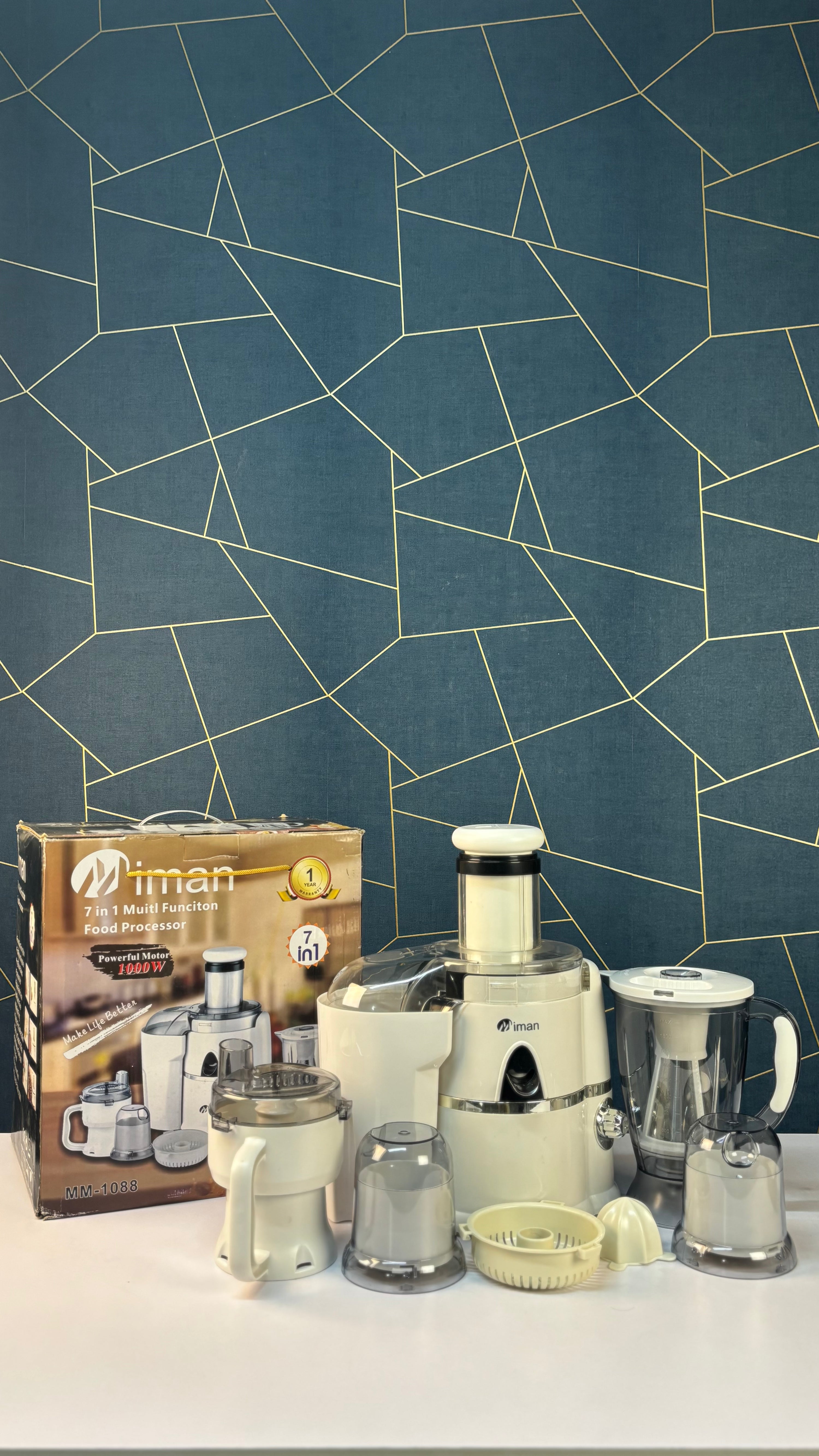 iman 7-in-1 Multi Functional Food Processo MM-1088