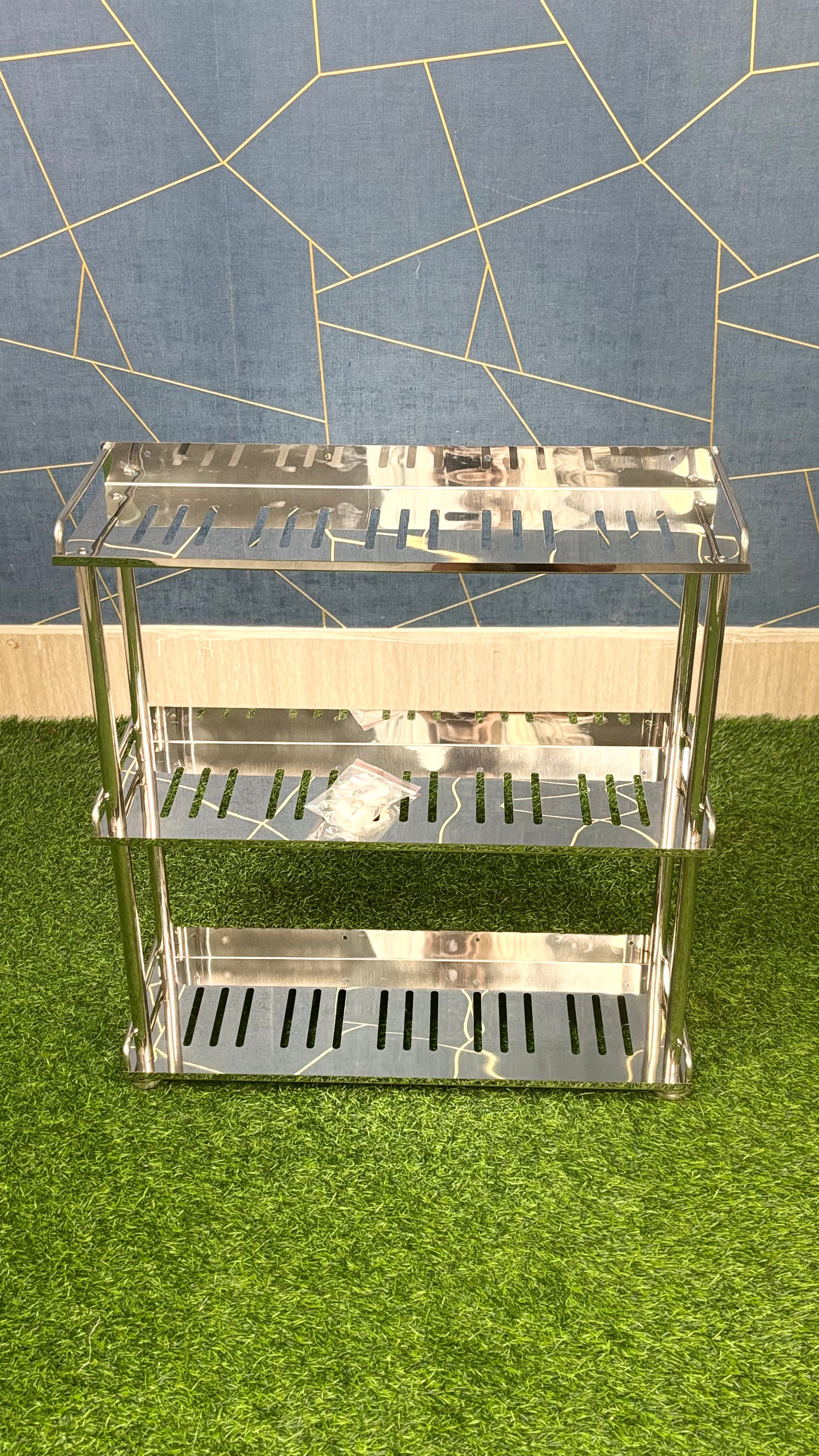 3-Tier Stainless Steel Storage Rack