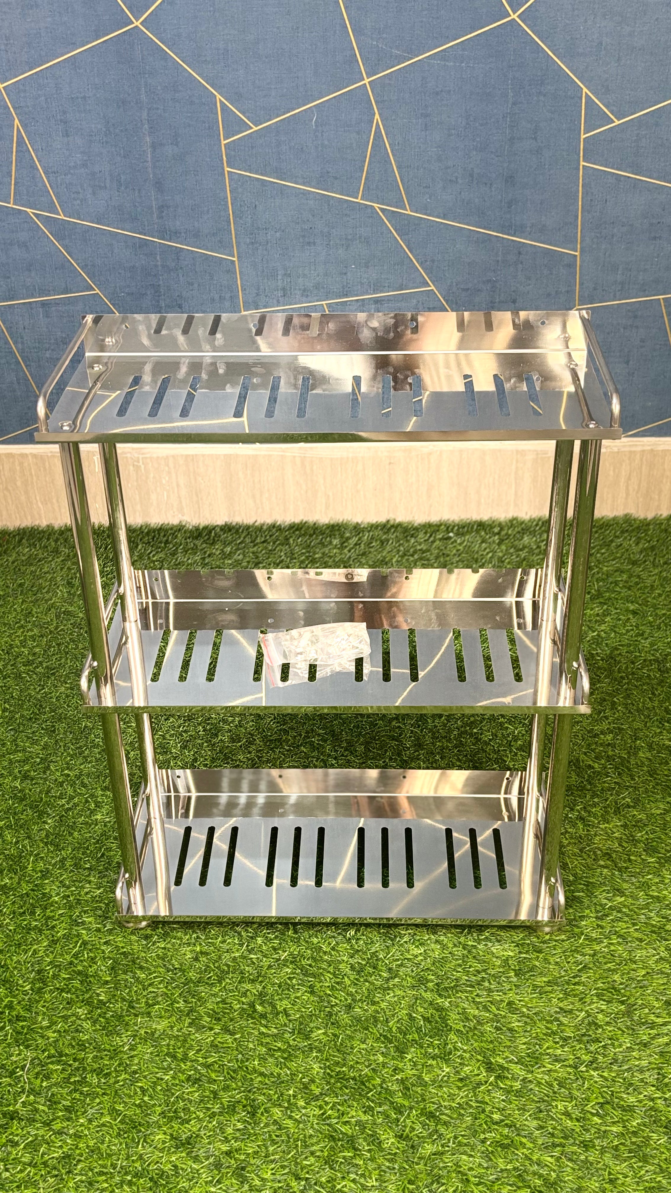 3-Tier Stainless Steel Storage Rack
