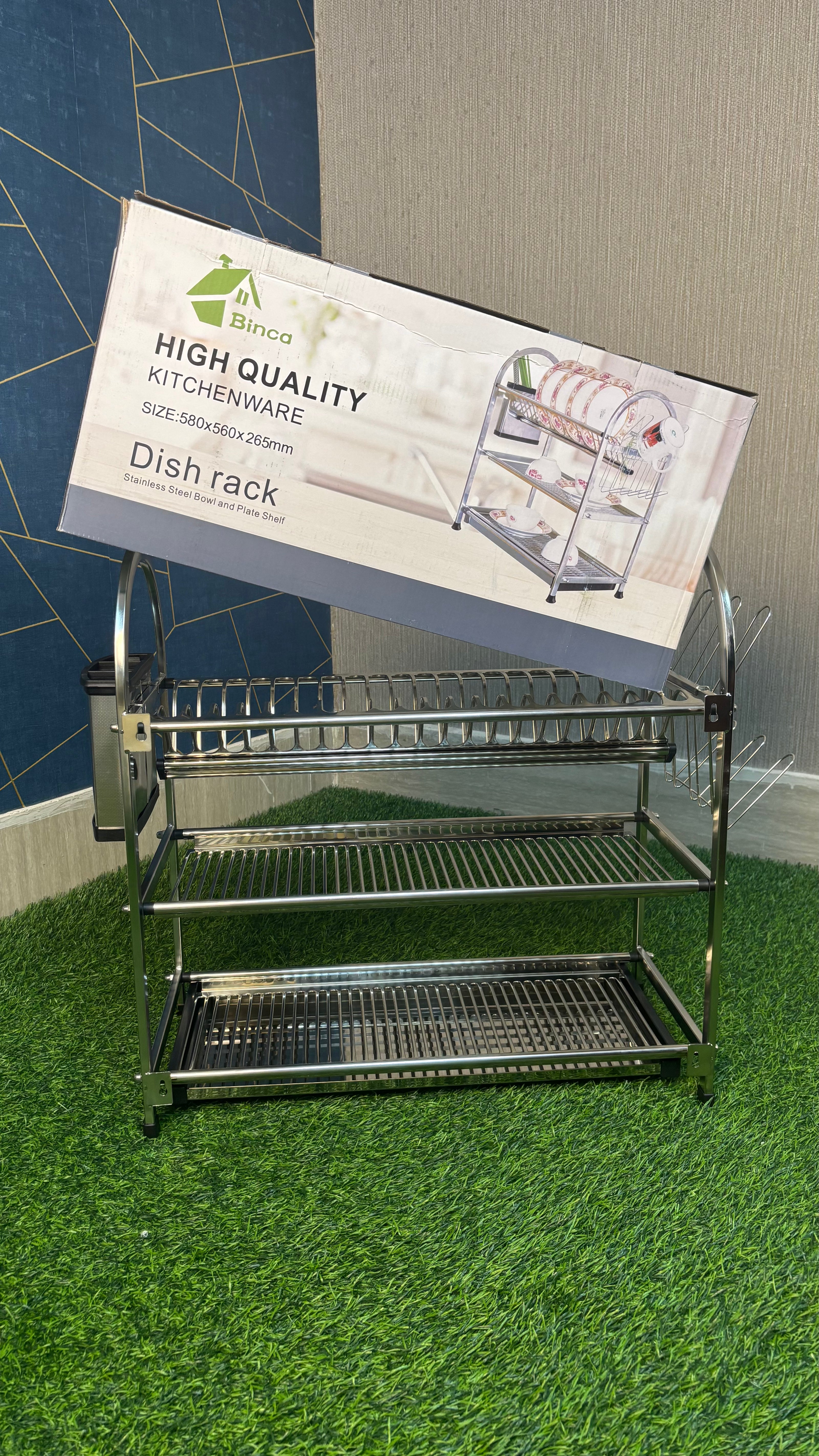 High Quality 3-Layer Kitchenware Dish Rack