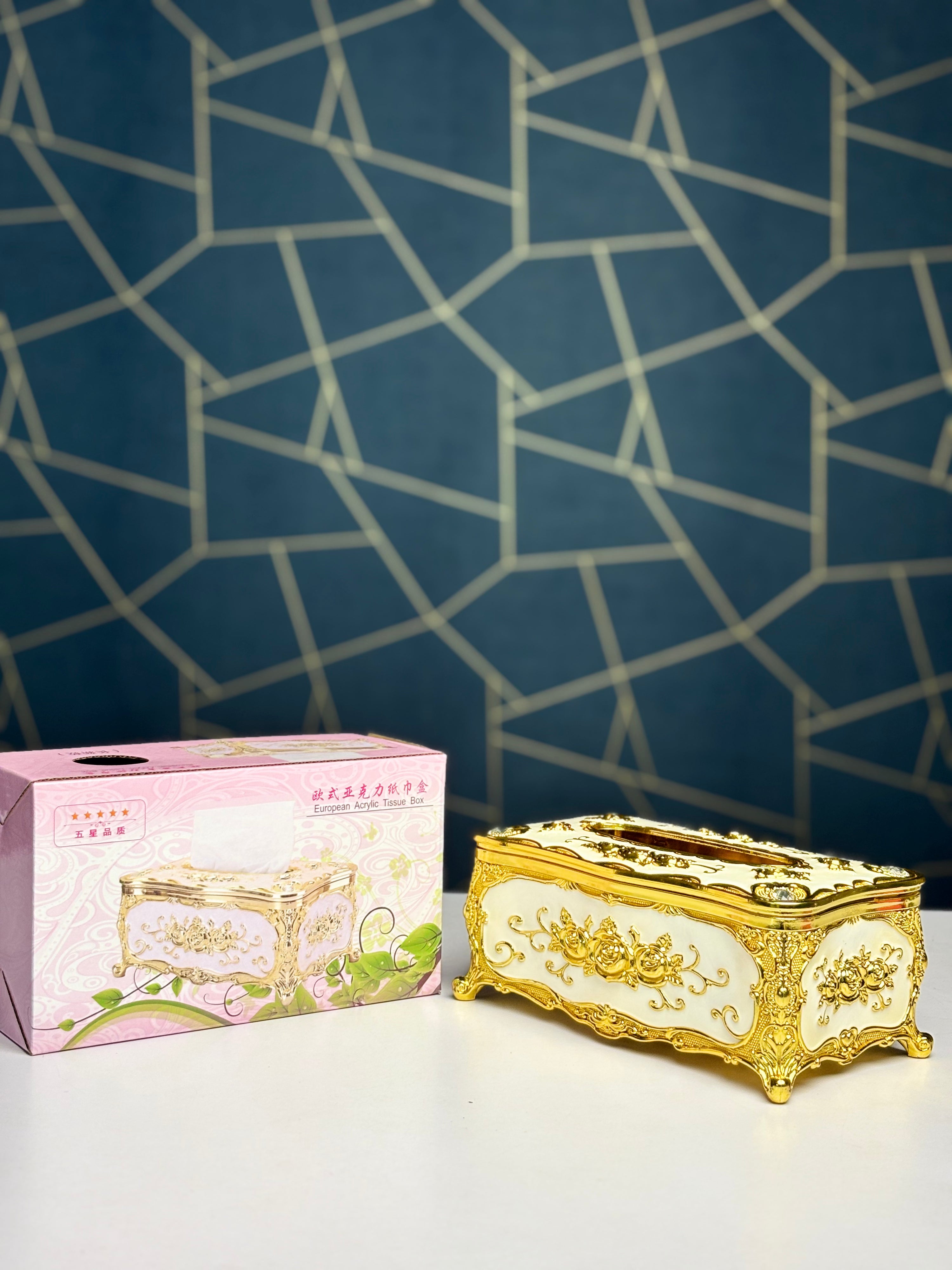European Style Acrylic Tissue Box