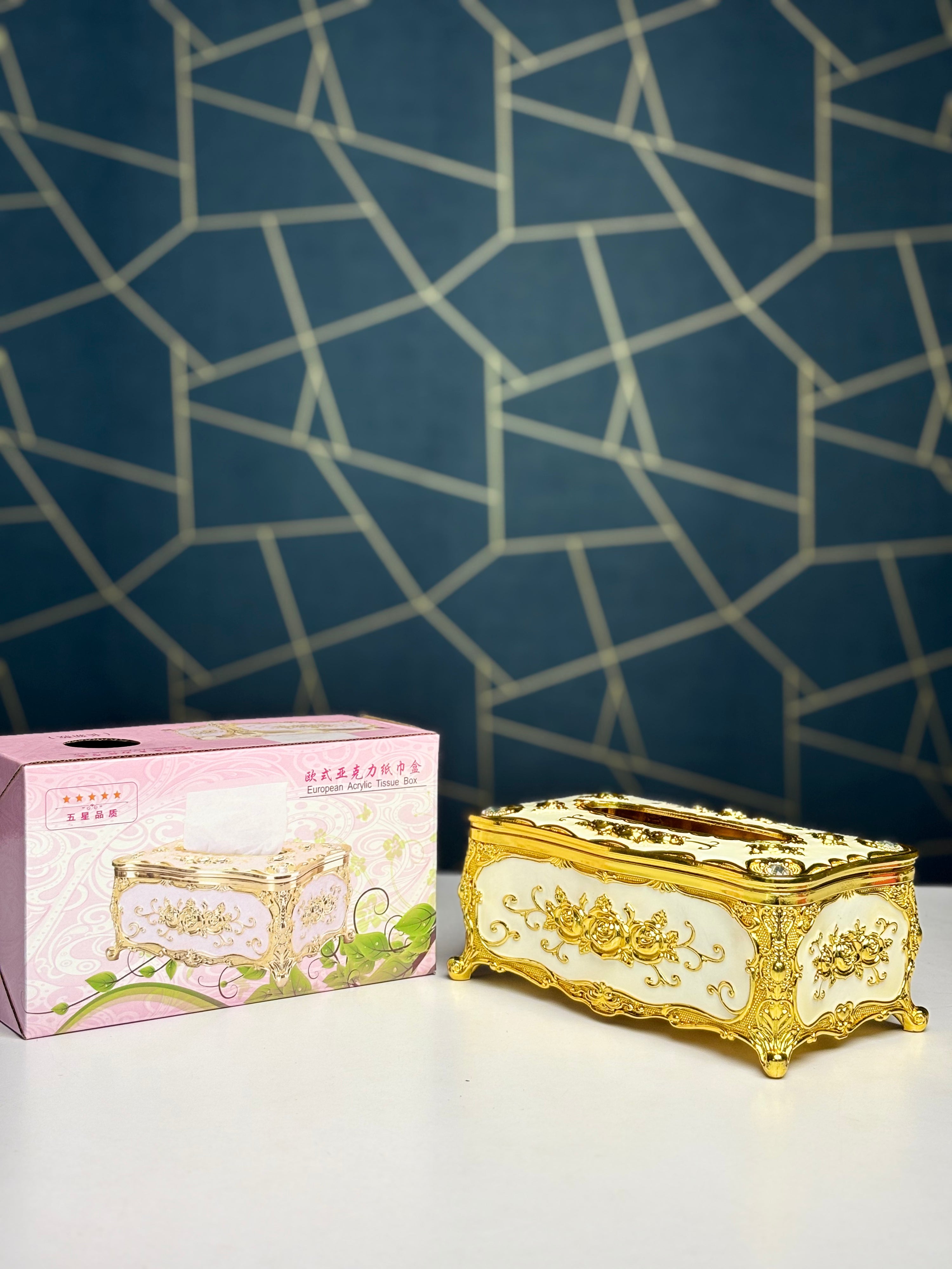 European Style Acrylic Tissue Box