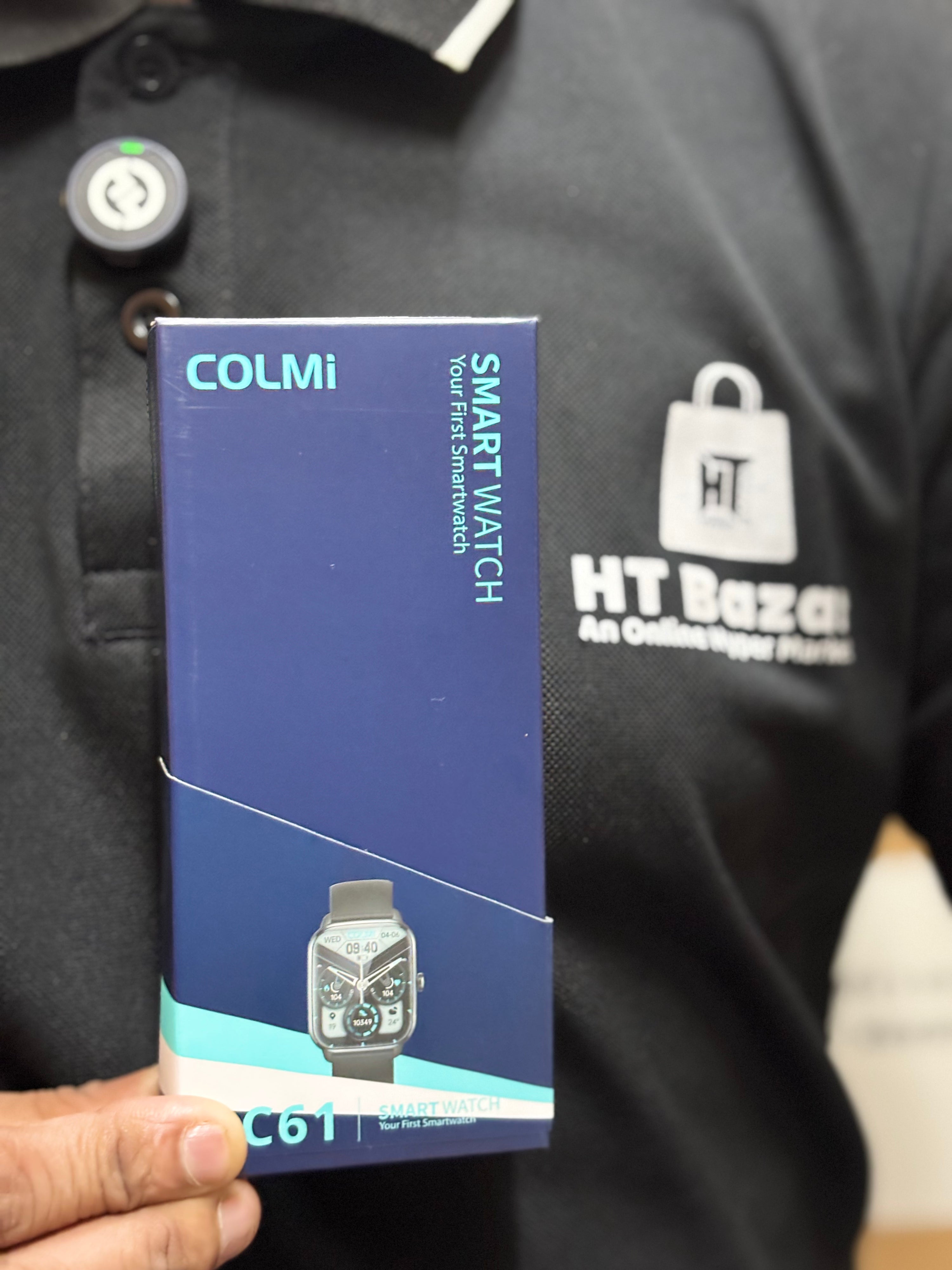 COLMI C61 Smart Watch✅ ১২ মাসের ওয়ারেন্টি, সমস্যা হলে চেঞ্জ।