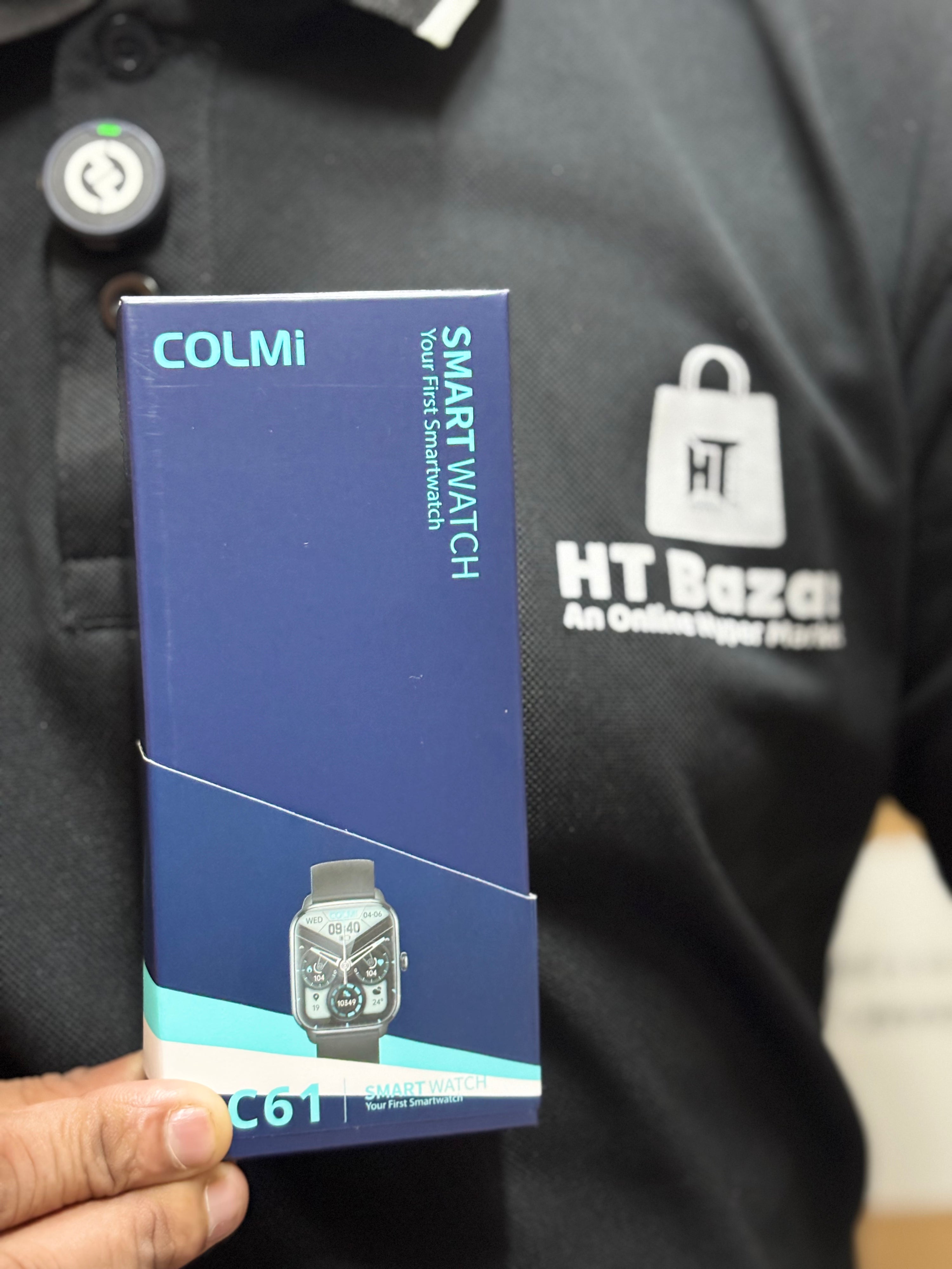 COLMI C61 Smart Watch✅ ১২ মাসের ওয়ারেন্টি, সমস্যা হলে চেঞ্জ।