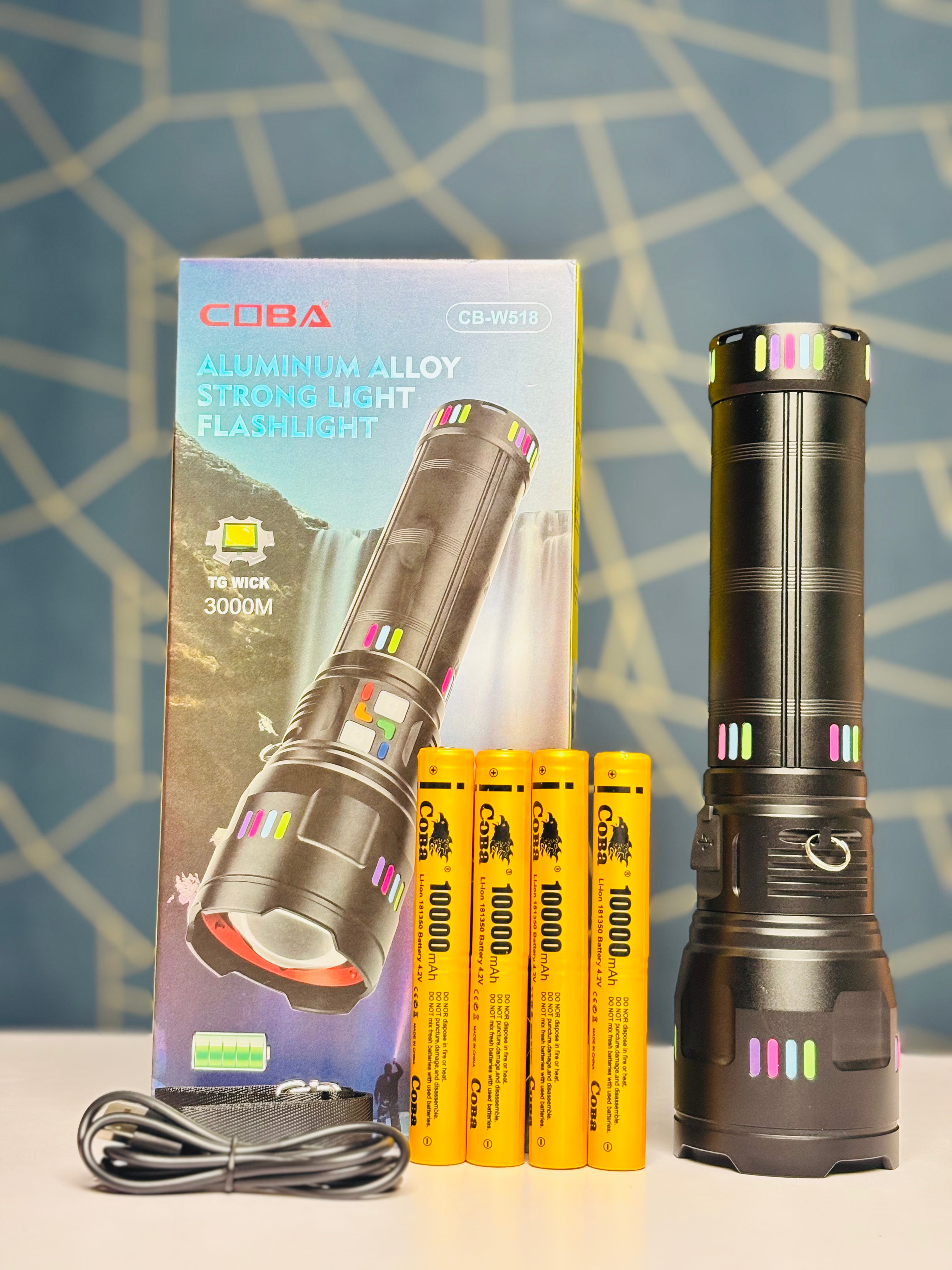 COBA CB-W518 Powerful LED Torch