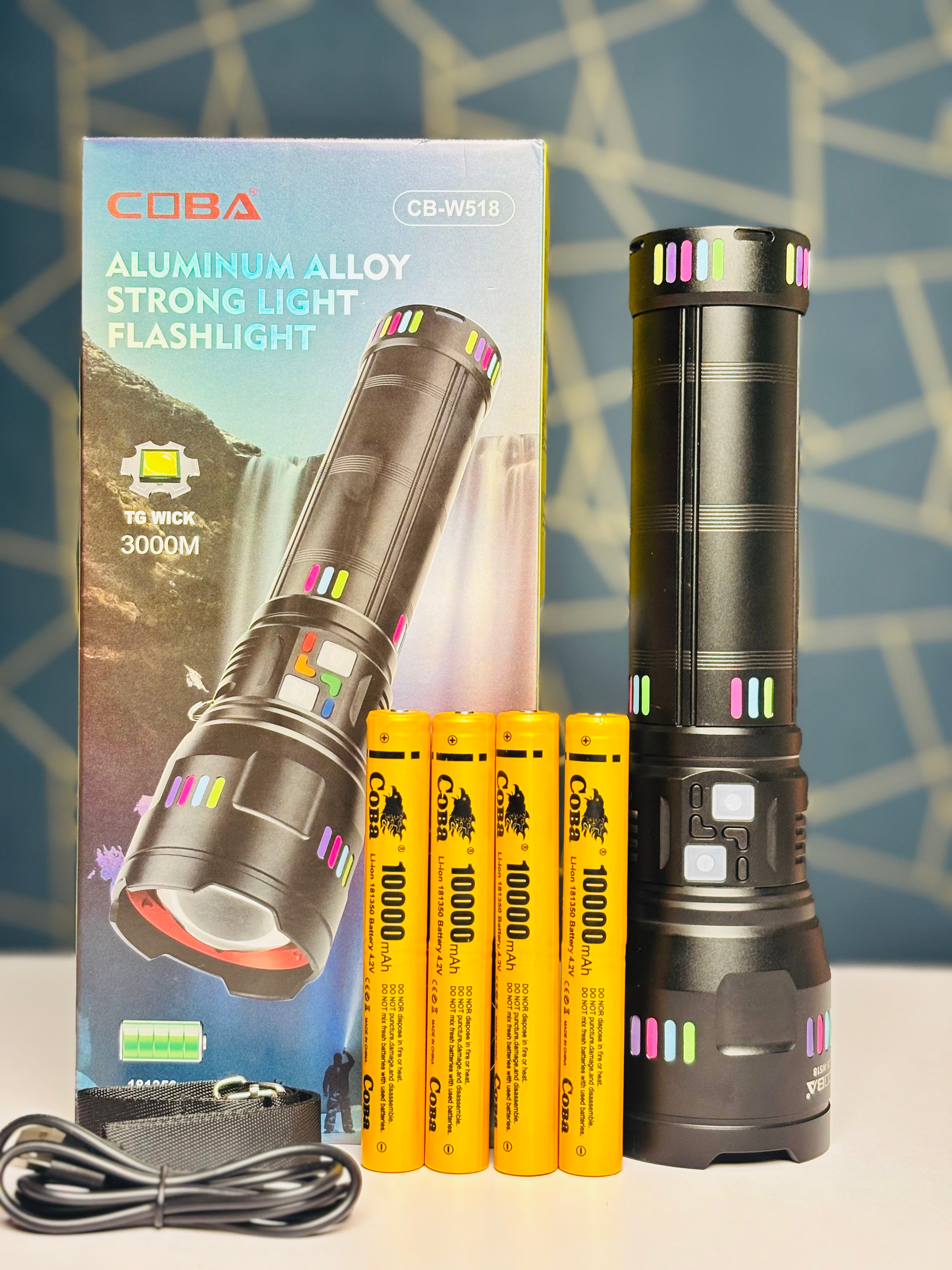 COBA CB-W518 Powerful LED Torch