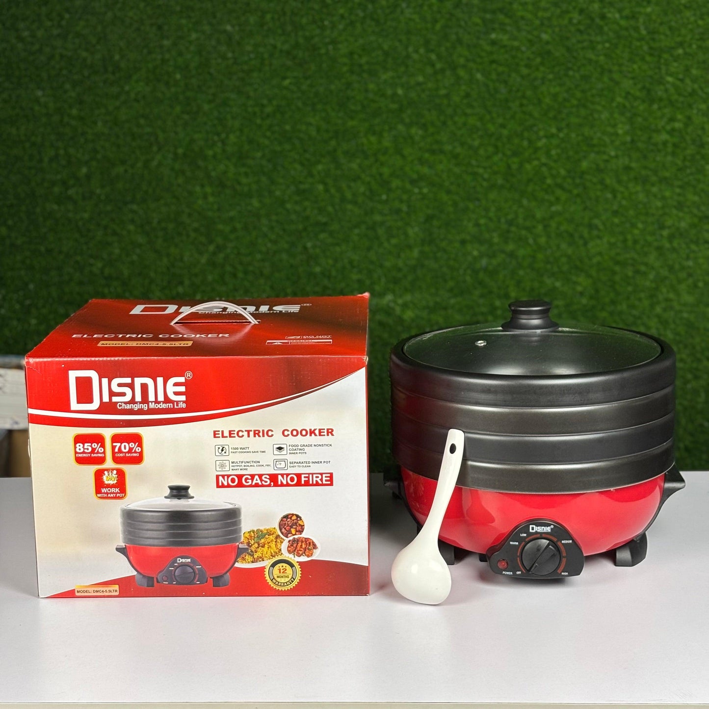 Disnie Electric Multi Curry Cooker 4 pcs pan