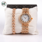 Elegant Luxury Full Diamond Quartz Watch