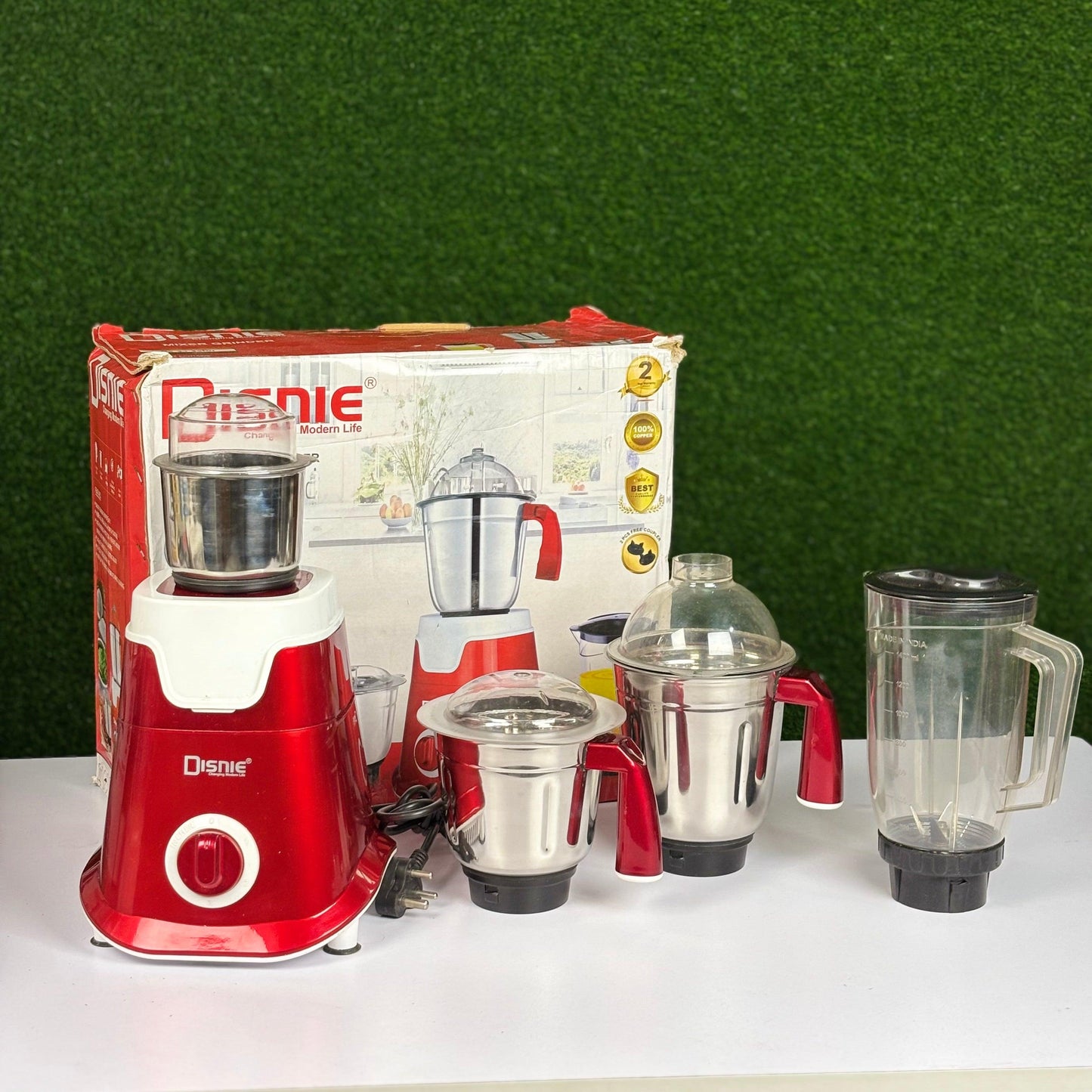 Disnie Mixer Grinder with 4 Jar