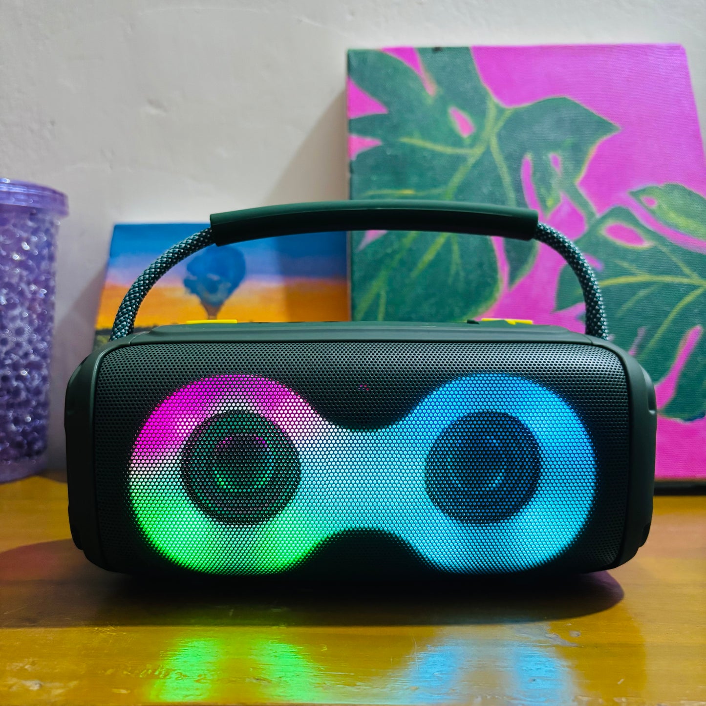 Portable Wireless Speaker (ET-312) with RGB Light