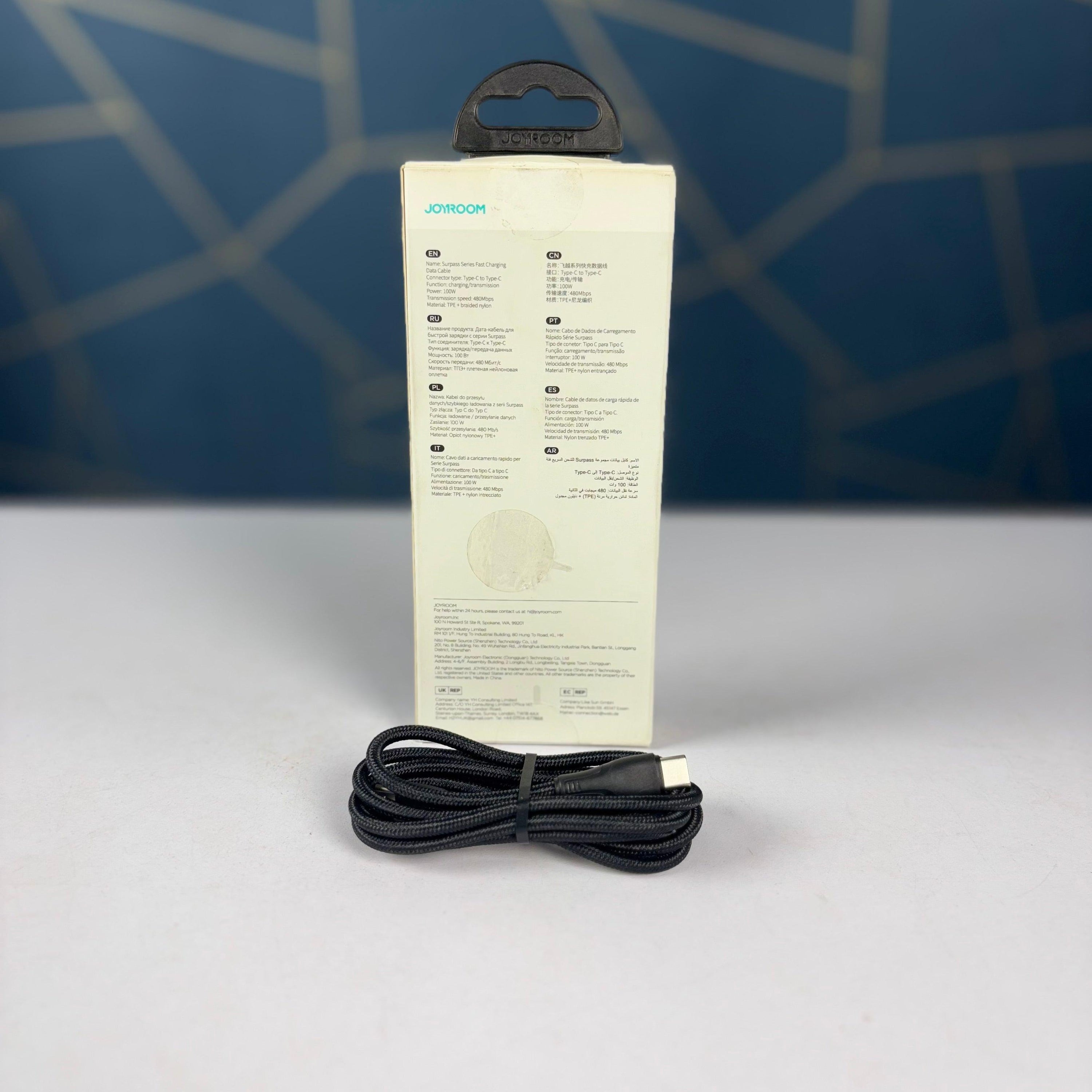 Joyroom 100W Fast Charging Data Cable Type-C to Type-C S-CC100A11