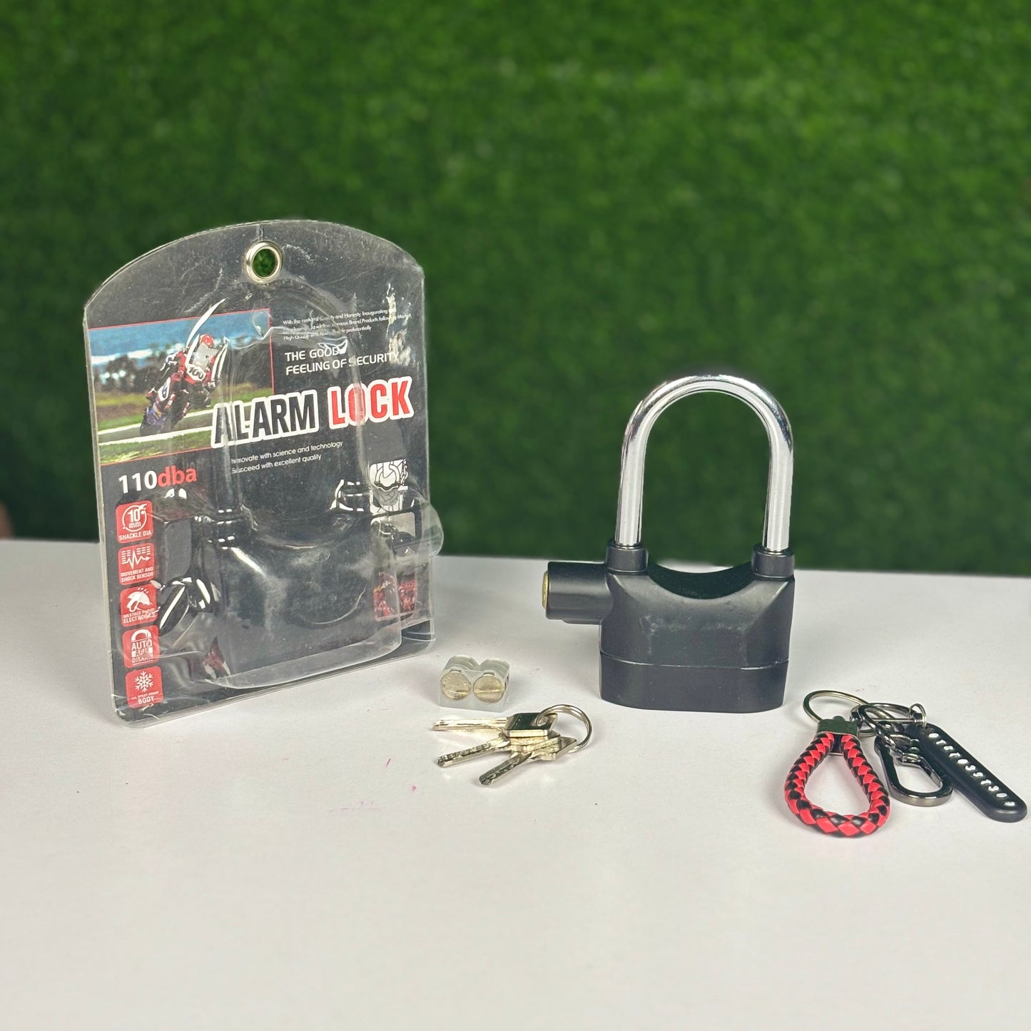 Alarm Lock & Keyring with Number Combo