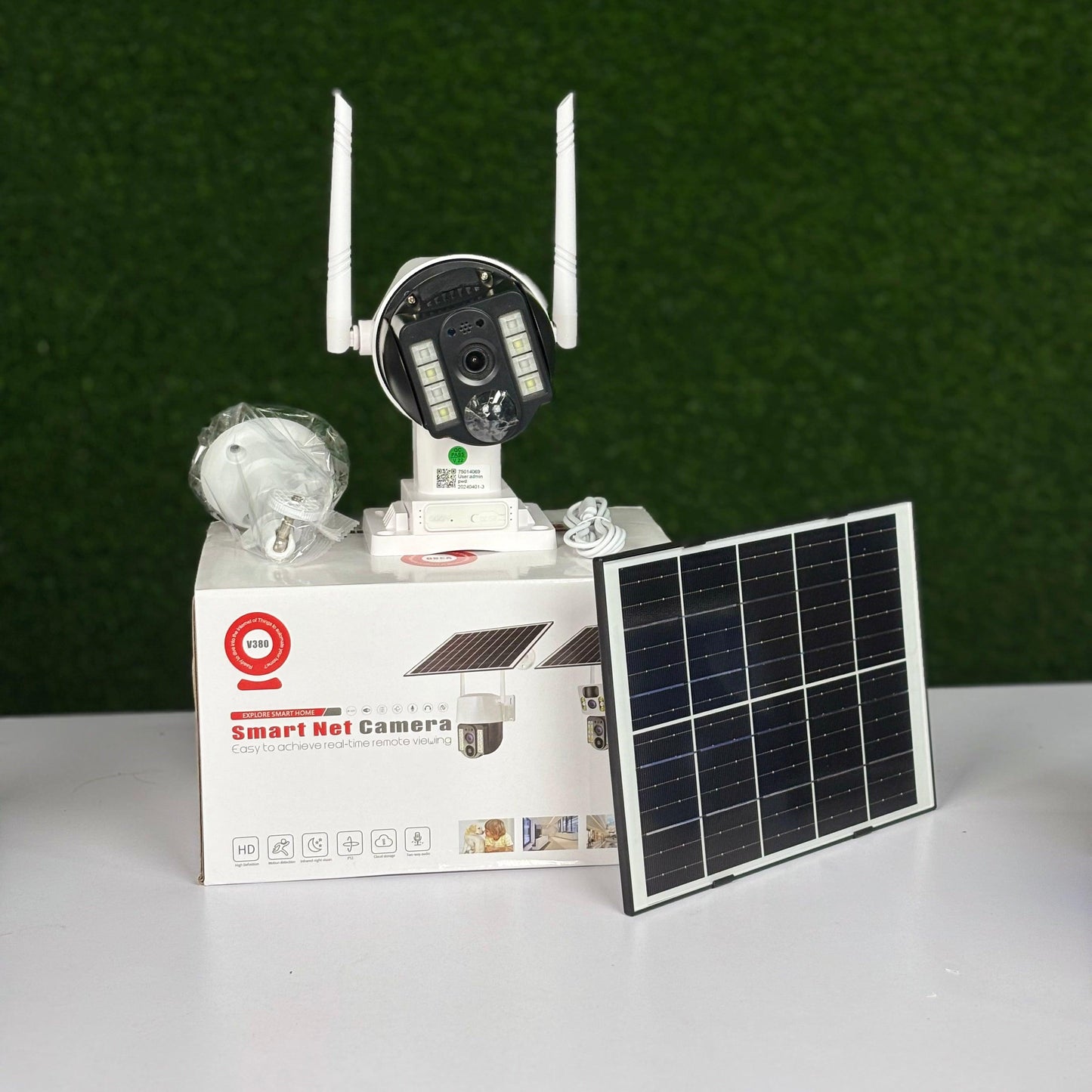 Sim Supported Smart Net Camera with Solar Panel