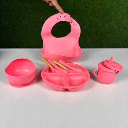 Silicon Baby Feeding Set