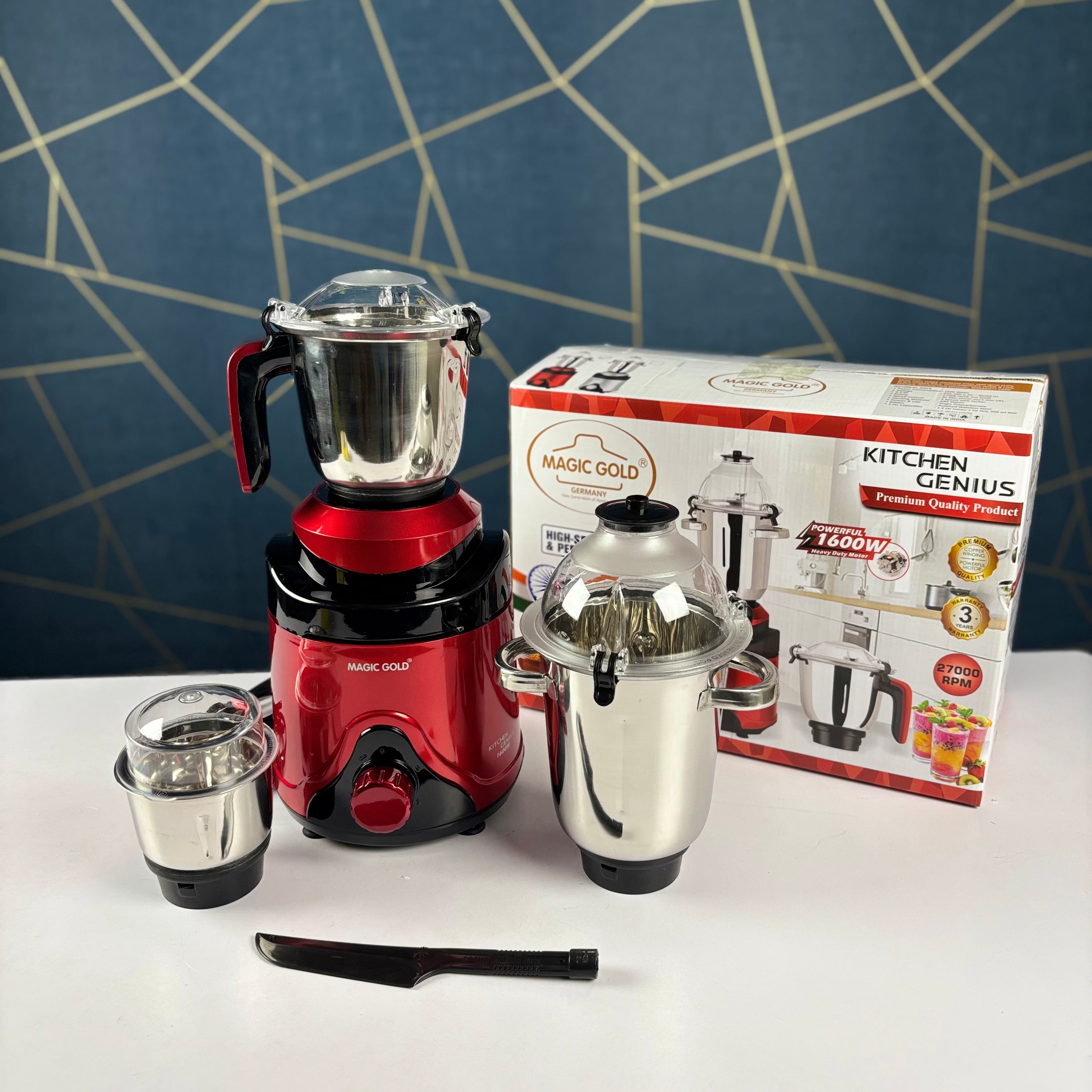 Magic Gold Kitchen Genius Blender 1600W