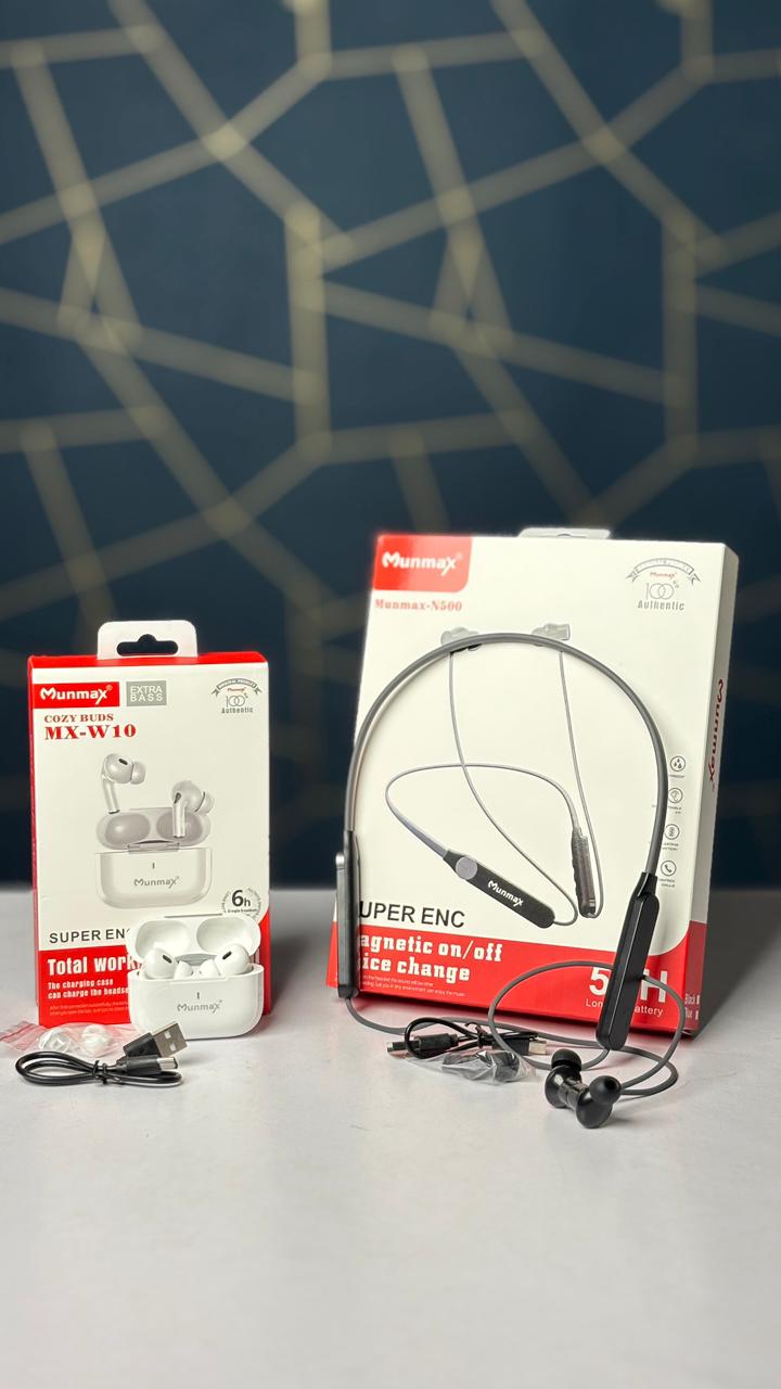 Munmax Twin Beats : Munmax TWS + Neckband Pack