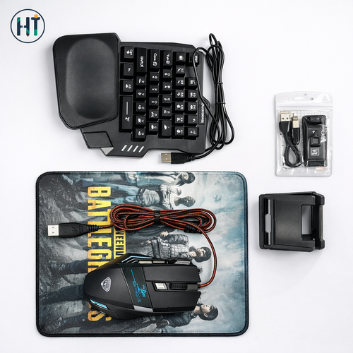 5-in-1 Combo Gaming Keyboard & Mouse Wireless Bluetooth MK-500