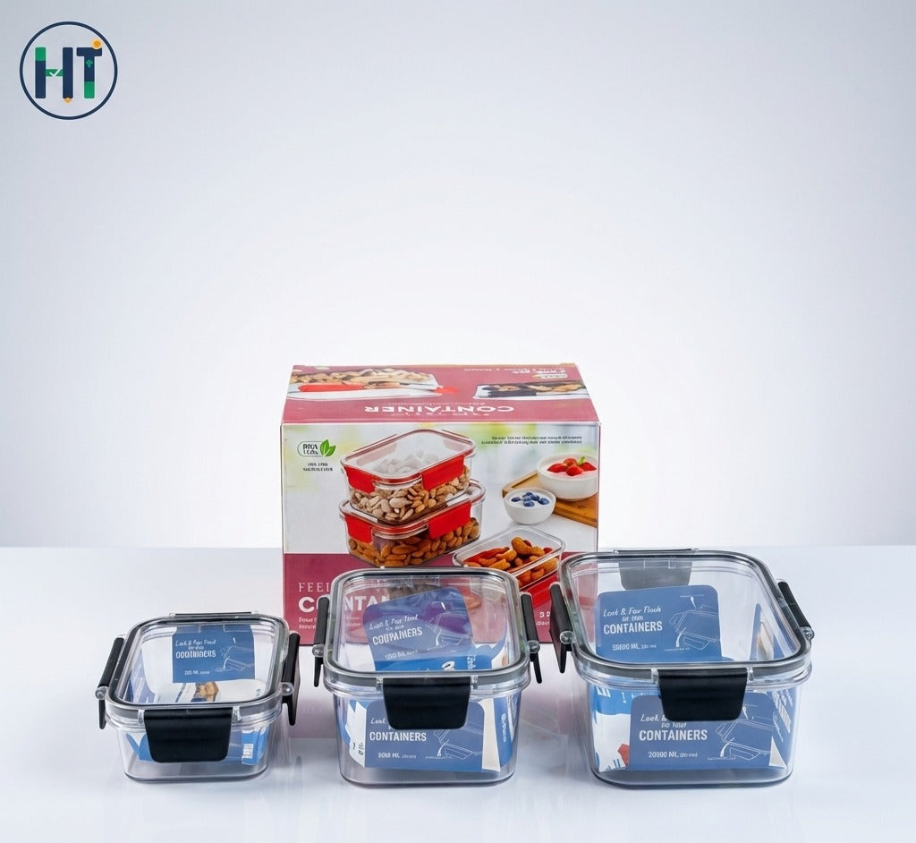 FFEEL FRESH Food Storage Container-3Pis set