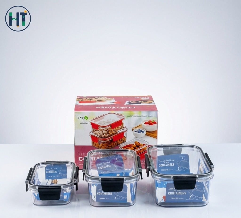 FFEEL FRESH Food Storage Container-3Pis set