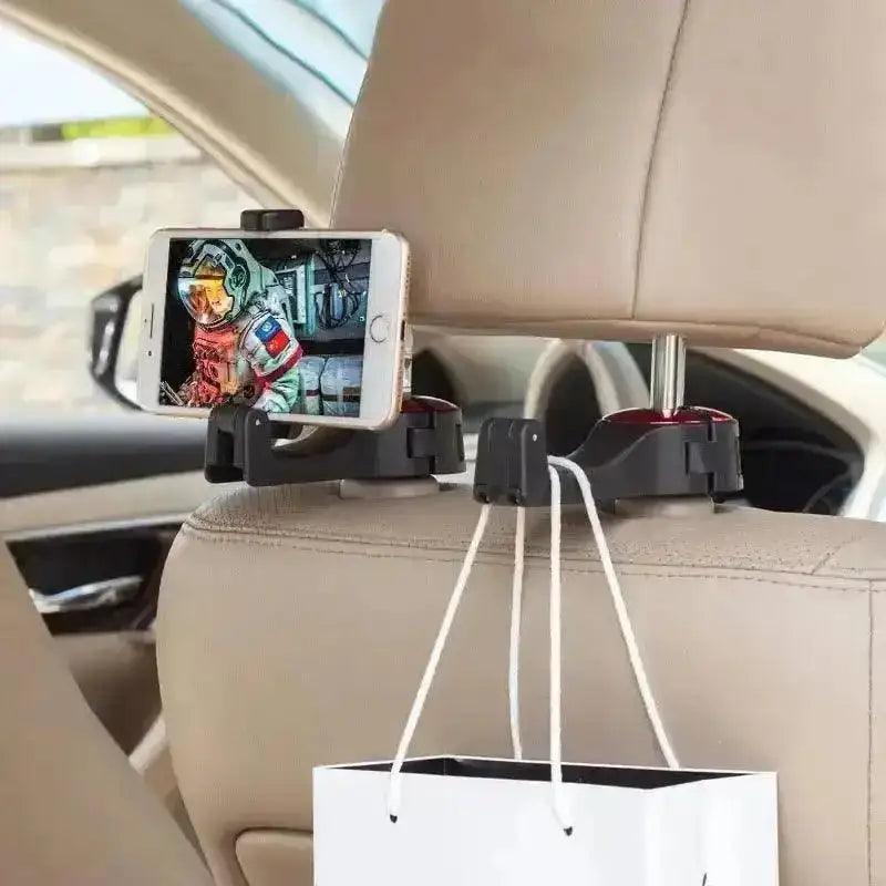 2in1 car hook & phone holder - HT Bazar