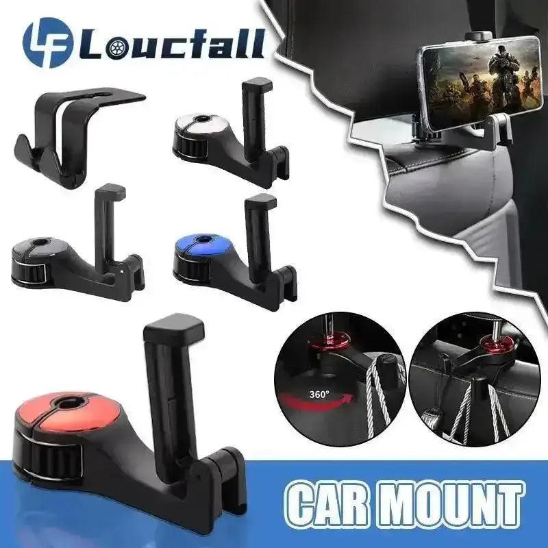 2in1 car hook & phone holder - HT Bazar