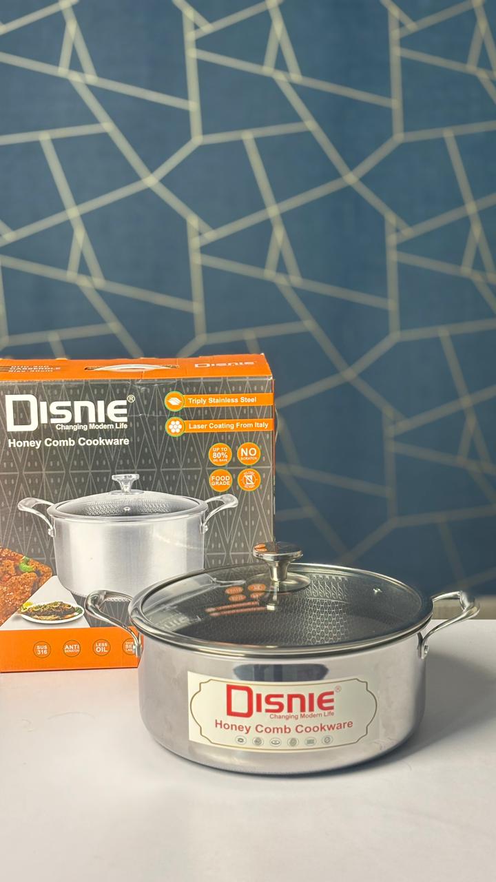 Disnie 30cm SUS 316 Honeycomb Casserole