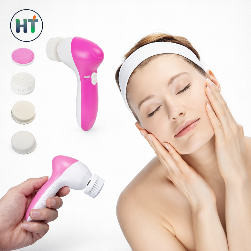 Beauty Care Massager 5 in 1 Facial Cleansing Brush