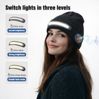Rechargeable LED & Mussic Hat