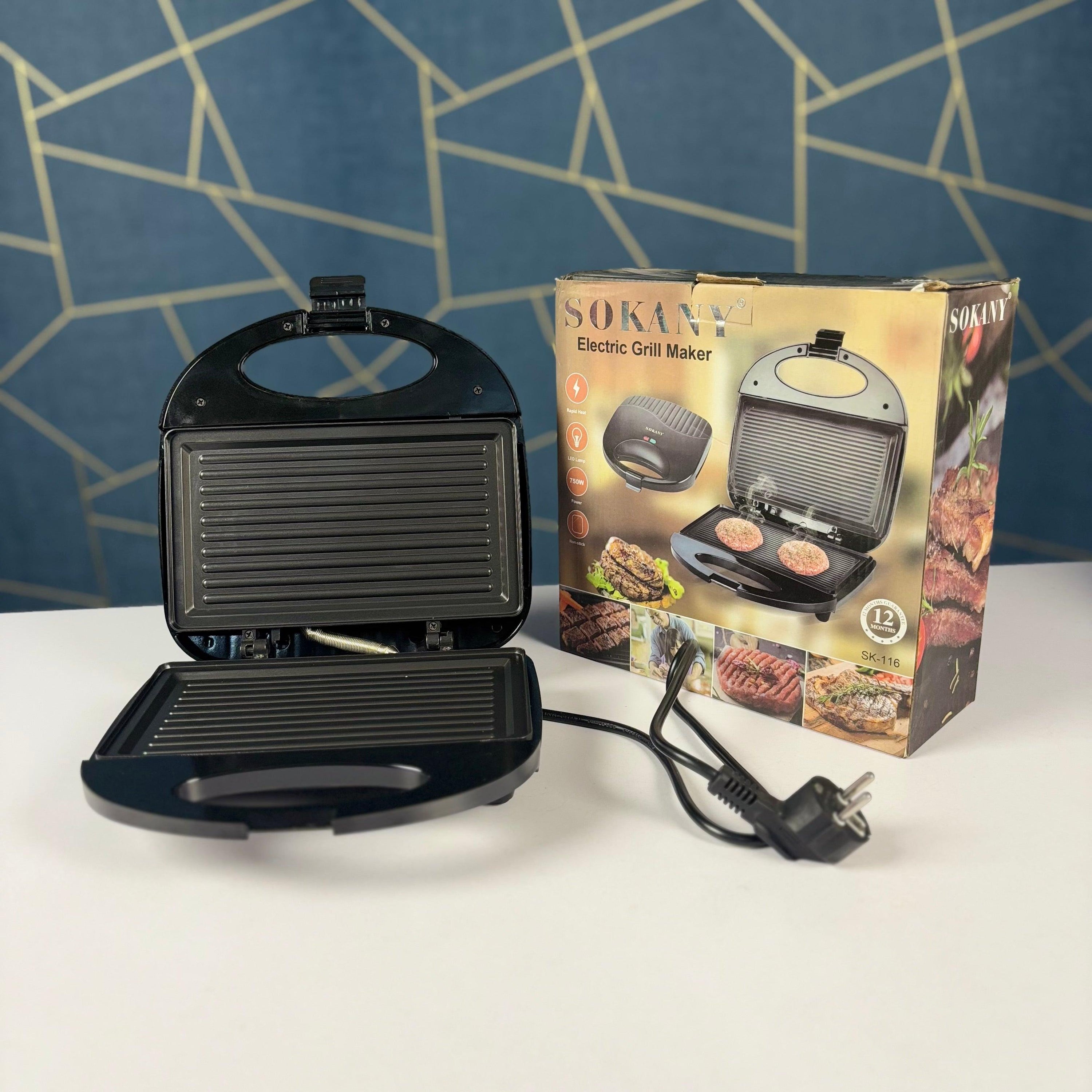 Sokany Electric Grill Maker 750W SK-116