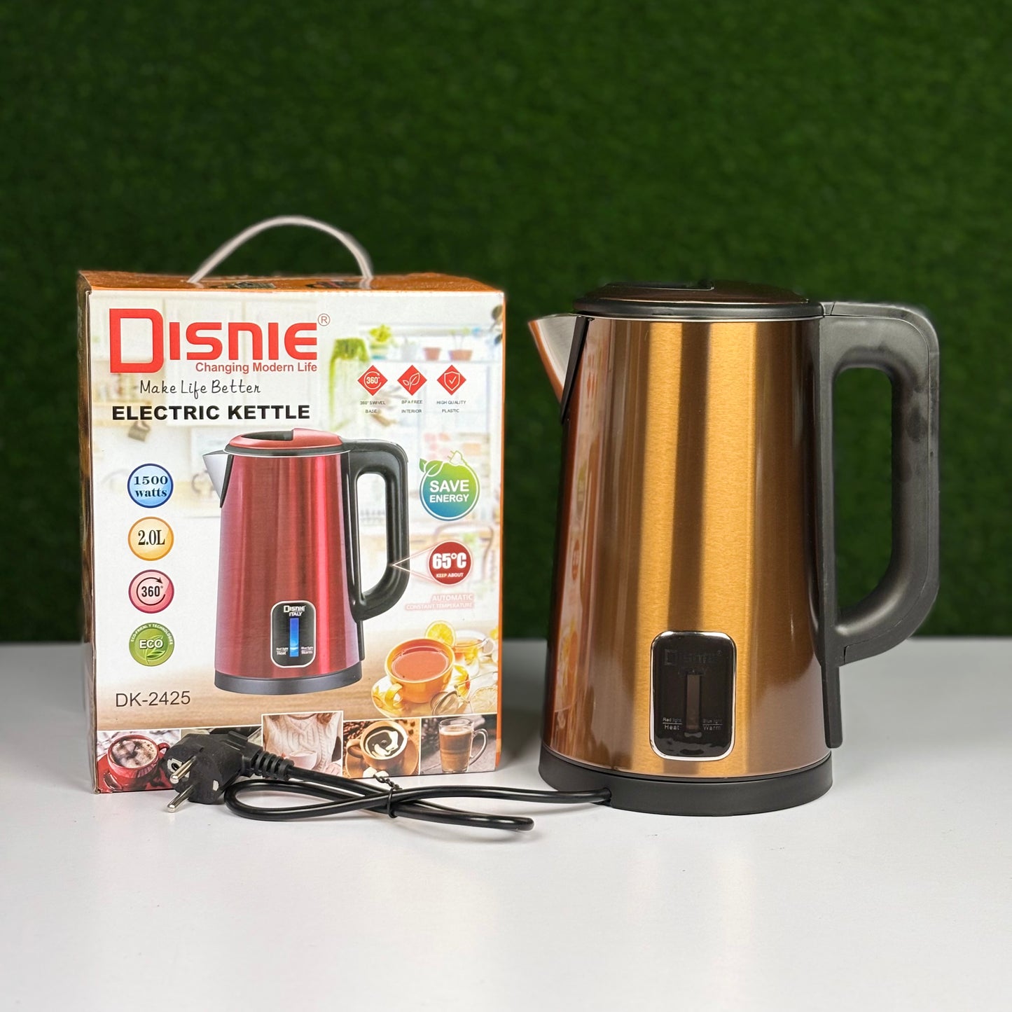 Disnie Electric Kettle 2Ltr 1500 Watt