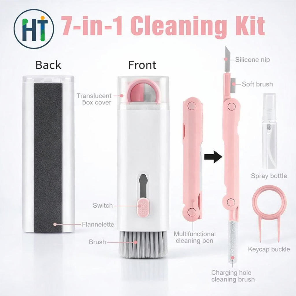 7 in 1 Multifunctional Cleaning Brush Kit