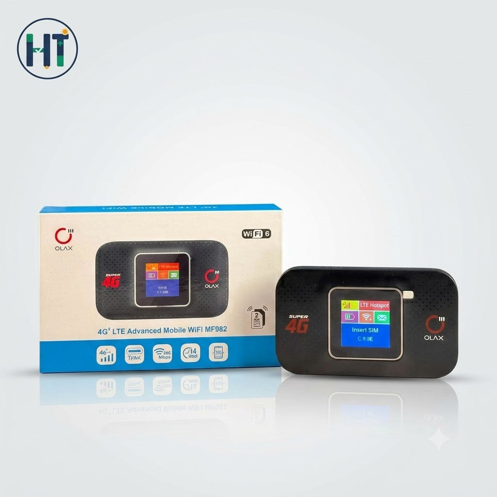 OLAX MF982 4G LTE-Advanced Mobile WiFi Hotspot | 300Mbps & 3000mAh Battery