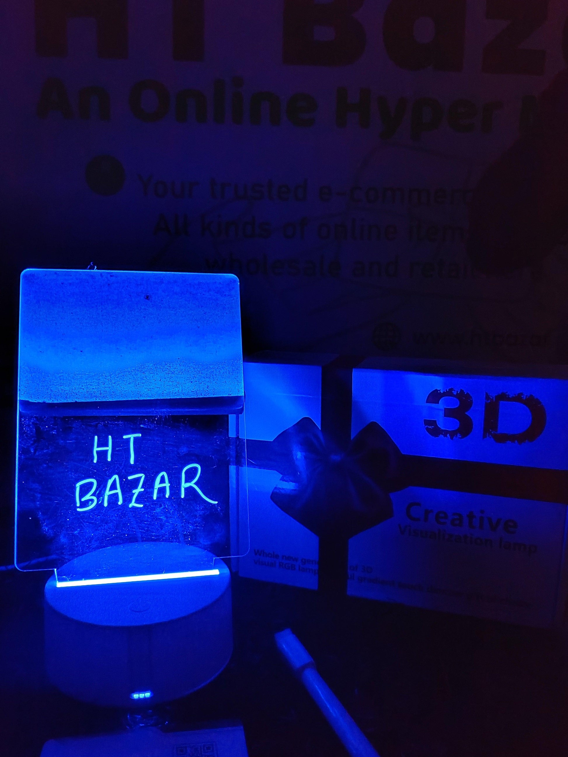 3D creative visualisation lamp - HT Bazar