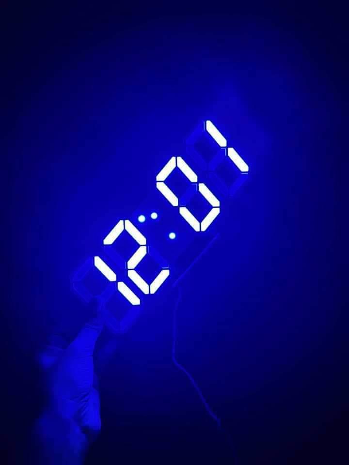 3D Large LED Digital Alarm Clock - HT Bazar