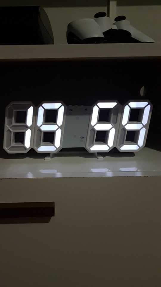 3D Large LED Digital Alarm Clock - HT Bazar
