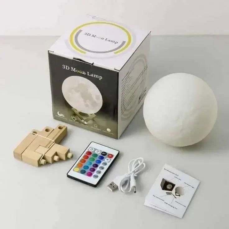 3D Moon Lamp Night Light - HT Bazar