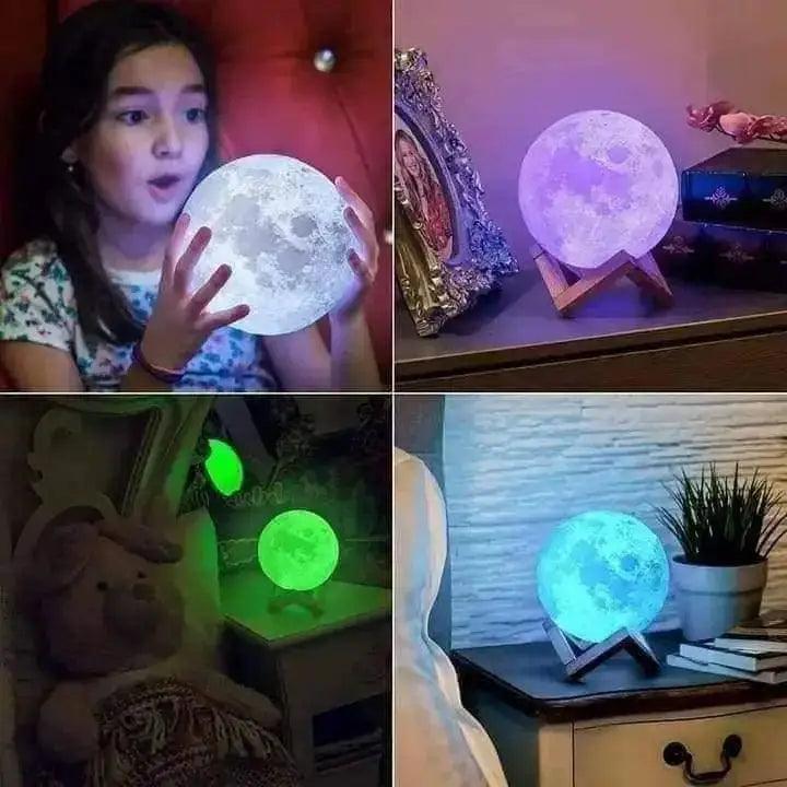 3D Moon Lamp Night Light - HT Bazar