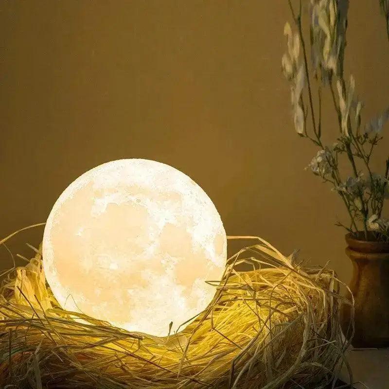 3D Moon Lamp Night Light - HT Bazar