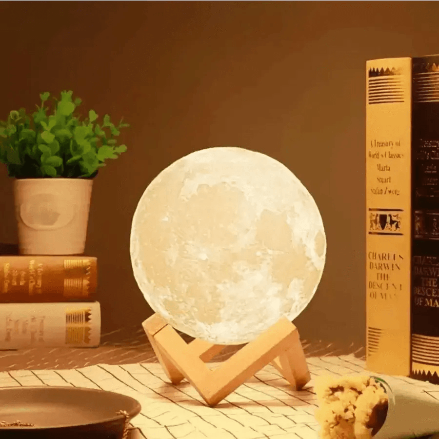 3D Moon Lamp Night Light - HT Bazar