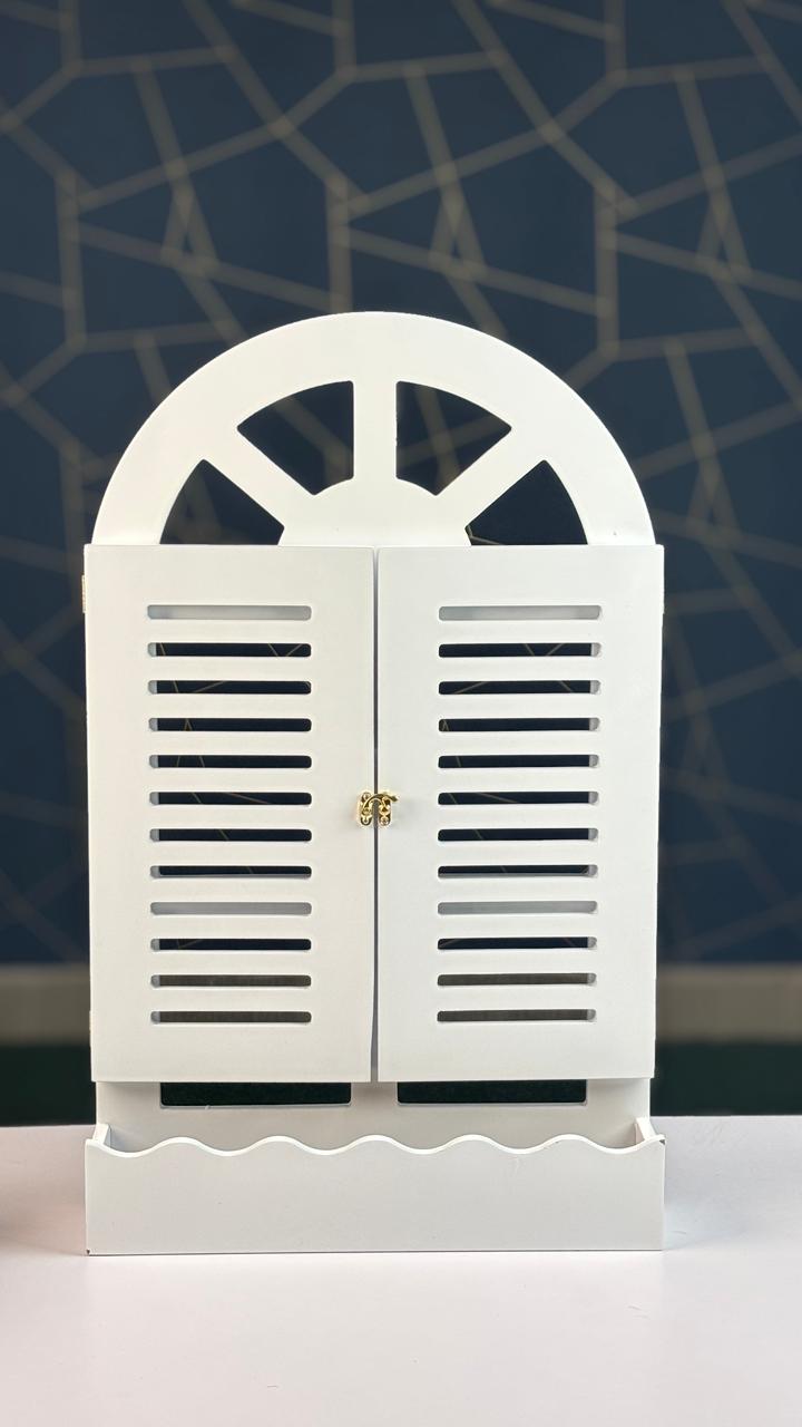 Mediterranean Style Window Wall Rack
