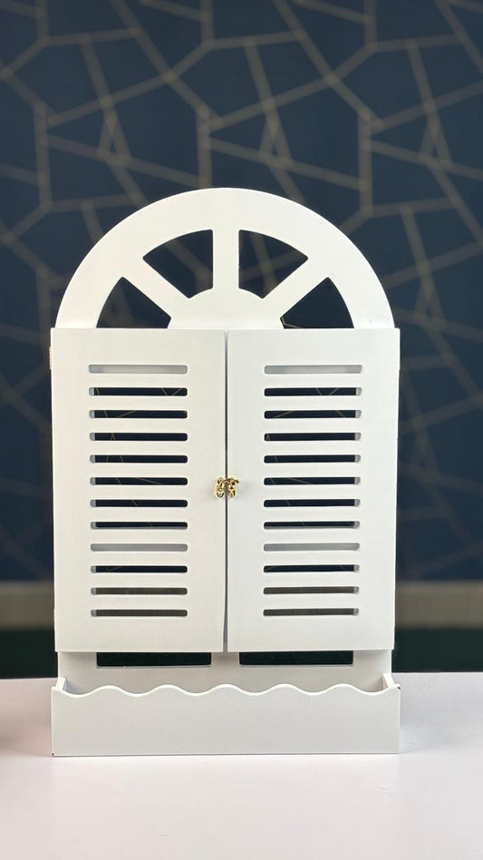 Mediterranean Style Window Wall Rack