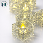 Crystal Cube LED Candle Tealight 99Tk/Pcs