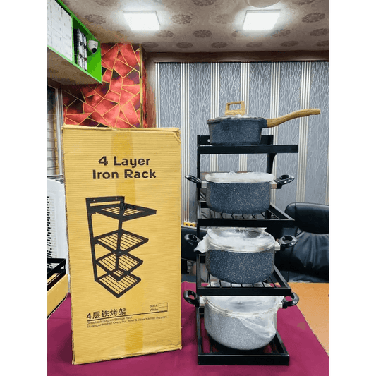 4 Layer Iron Oven Rack - HT Bazar