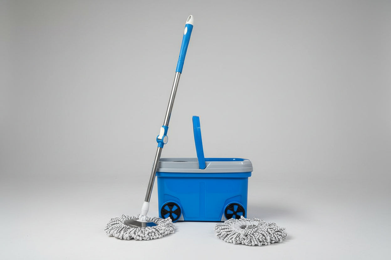 Premium BMW Spin Mop- ৮ চাকার প্রিমিয়াম মপ বাকেট