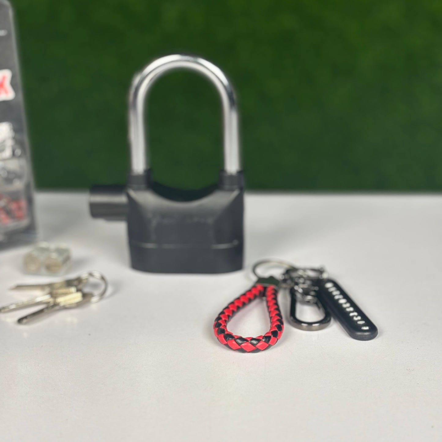 Alarm Lock & Keyring with Number Combo