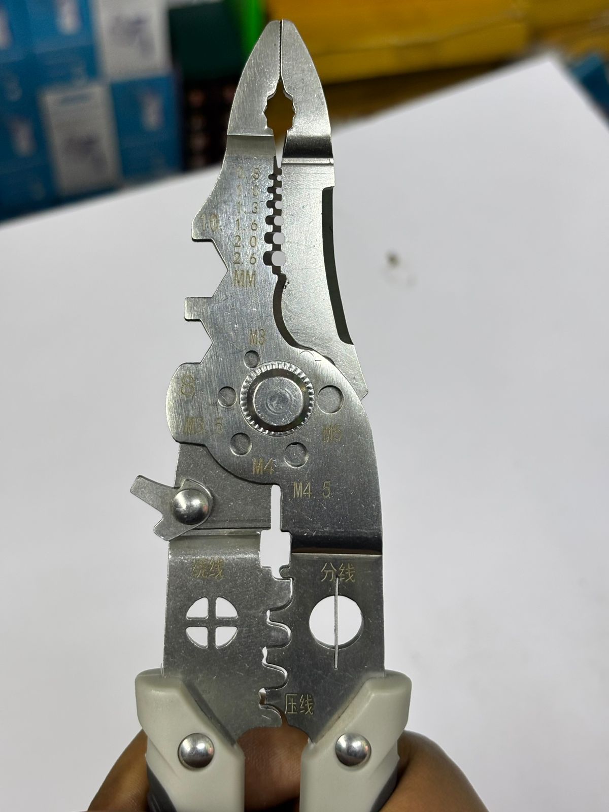 Multi-Functional Wire Stripper And Crimping Tool