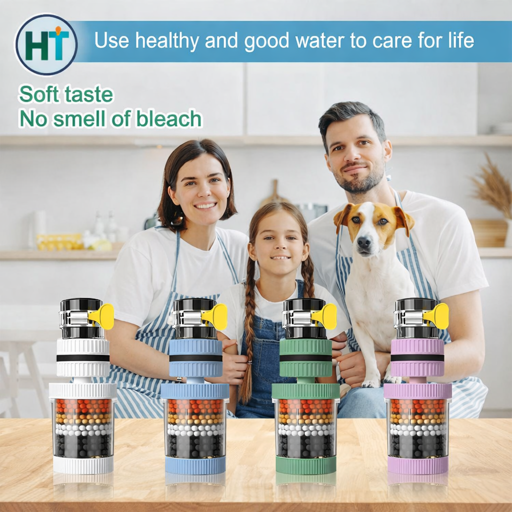360° Rotating 6-Layer Water Purifier Filter