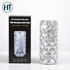 Rose Diamond USB Rechargeable Touch Table Lamp