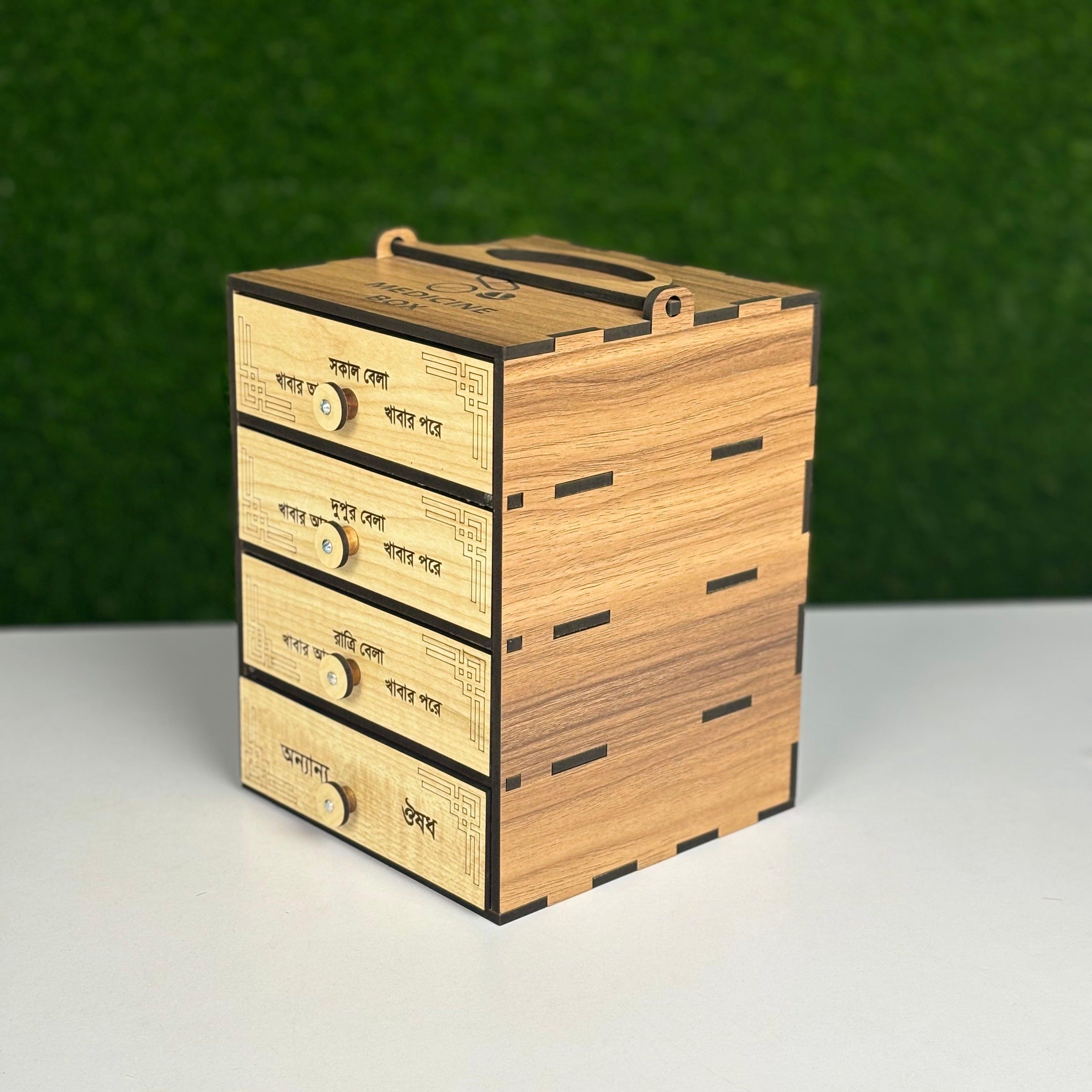 4 Layer Medicine Storage Box